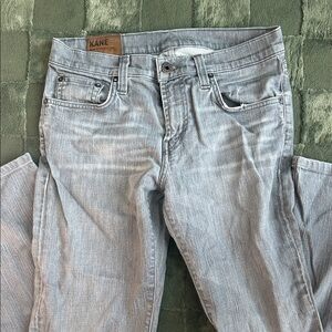 J Brand Light Gray Straight Leg Jeans